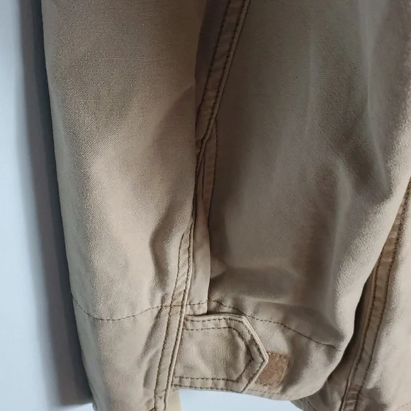 True Religion tan military style jacket size xl